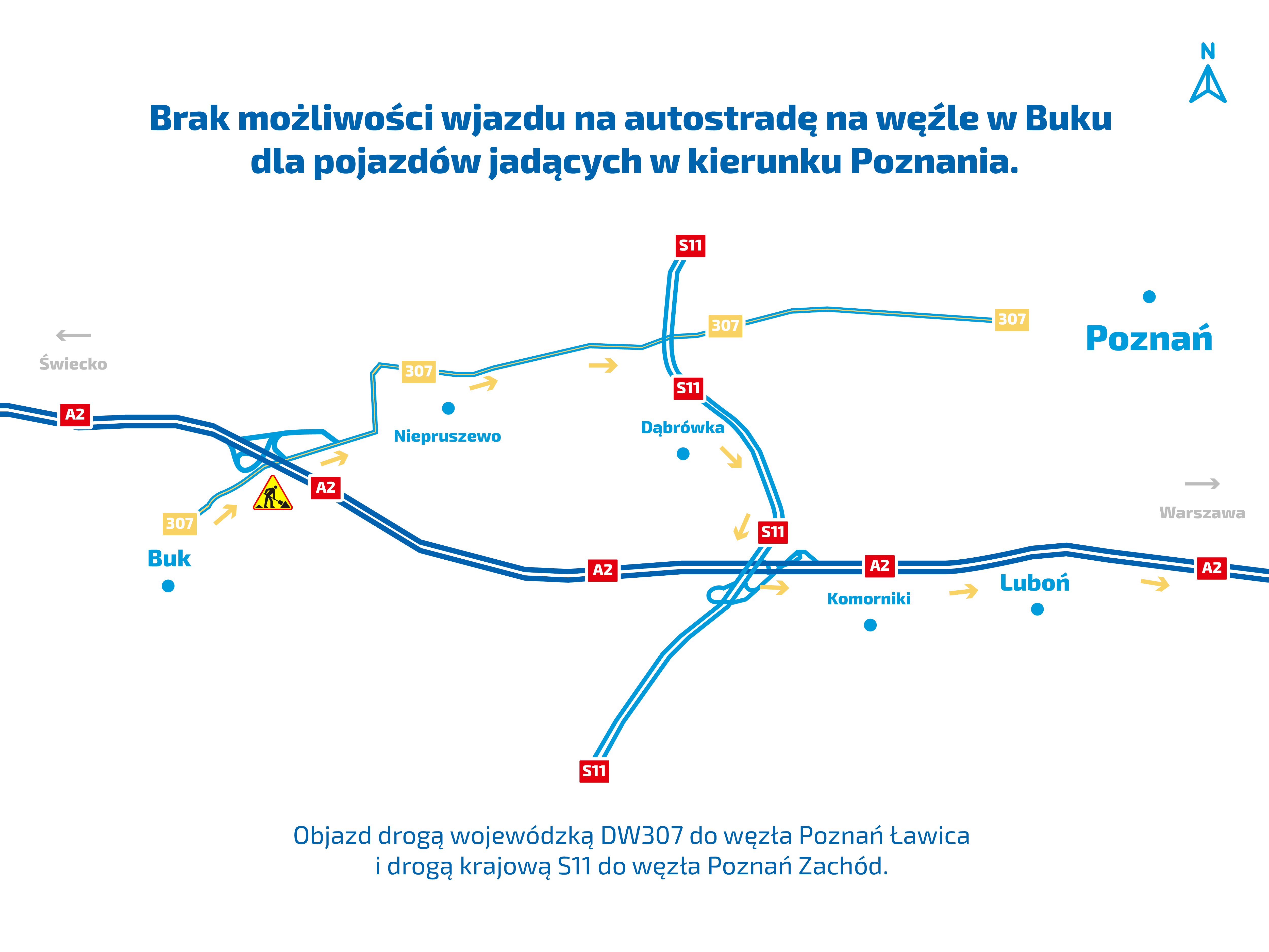 Pavement upgrading in the Buk area of the A2 motorway
